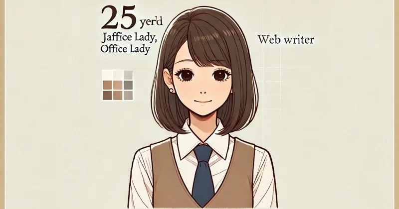 イメージ画像:25歳OL・Webライター