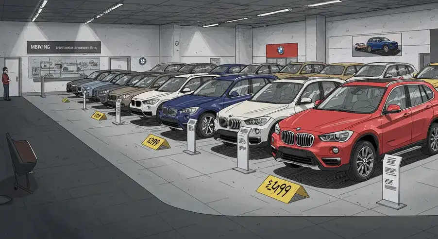 05中古BMW X1の市場で見られる供給過多の影響