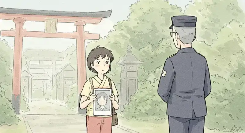 証拠写真を掲げる人物と無関心な対応k